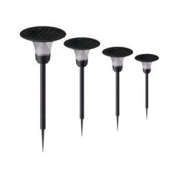 Silamp - Spot Solaire Connecté à piquer ufo rgbw IP65 60cm (Lot de 4) - rgbw