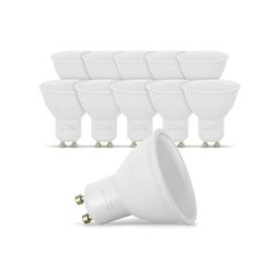 Eclairage Design - Lot de 10 Ampoules led GU10 5W eq. 50W 4000K Blanc Naturel