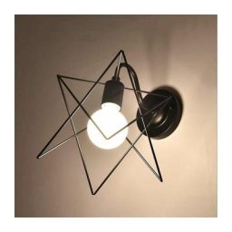 Lampe Applique Murale Métal Rétro Industrielle Eclairage Suspension Luminaire E27