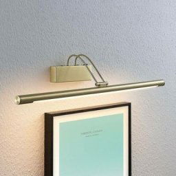 Led Applique Murale 'Mailine' en métal pour salon & salle à manger - laiton mat