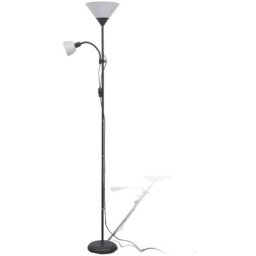 Lampadaire Noir Vidaxl Noir