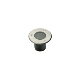 Spot exterieur IP67 Encastrable 230V pour led GU10 Acier brossé Rond