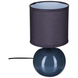 Atmosphera - Lampe céramique boule gris H25 créateur d'intérieur - Gris