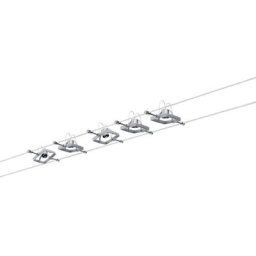 MacII 94133 Système complet d'éclairage sur câble GU5.3 50 w led chrome (mat) S277051 - Paulmann