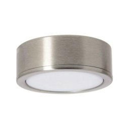 Spot de meuble acier brossé led IP44, 2 modes de fixation, cct - ECPKSP250S - Xanlite