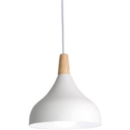 Stoex - Lampe à suspension en métal rond simple et moderne nordique , Plafonnier E27 Iuminaires