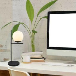 Trio Lighting - Lampe Pure Noir mat 1x28W E14 - Noir