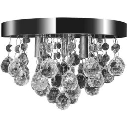 Vidaxl - Lustre suspendu Design de cristal Chrome Chrome