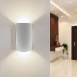 Applique Murale Blanche led IP44 Double Faisceau 10W - Blanc Neutre 4000K - 5500K - Blanc Neutre