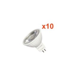 Ampoule led GU5.3 / MR16 12V 8W smd 80° (Pack de 10) - Blanc Neutre 4000K - 5500K - Blanc Neutre