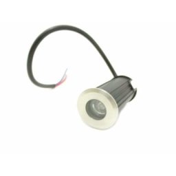 Spot led Extérieur Encastrable Sol 12V 1W IP68 45° - Blanc Froid 6000K - 8000K - Blanc Froid 6000K