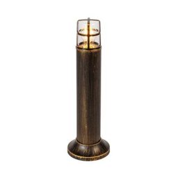 Qazqa - kiki - Lampe sur pied extérieur Moderne - 1 lumière - ø 160 mm - Doré/Laiton - Moderne