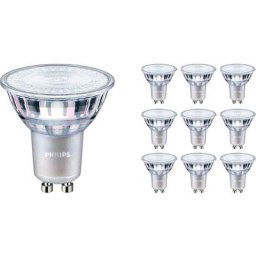 Lot 10x Philips master Value LEDspot GU10 PAR16 3.7W 270lm 60D - 930 Blanc Chaud Meilleur rendu des