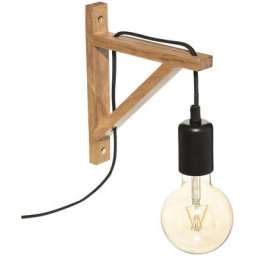 Homemaison - Applique en bois sur secteur Naturel h 22,5 cm - Naturel