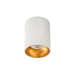 Plafonnier en Saillie RITI GU10 Blanc et Or