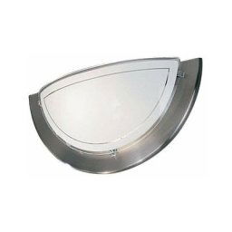 Applique murale métal/verre nickel Eglo