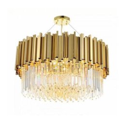 Lustre APP601-C cristal or 4-POINTS de lumière E14 38X38X13,5CM reglable - or