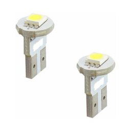 2x ampoule led blanc 12V 5W T10 W2,1x9,5D 1x smd 5050 voiture remorque moto camion