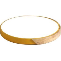 Plafonnier led, 18W 3 températures de couleur, plafonniers de chambre à coucher en bois plafonnier