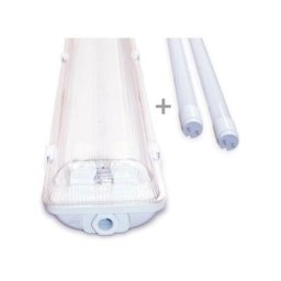 Eclairage Design - Kit 2 tubes led 150cm 6000K + boitier étanche