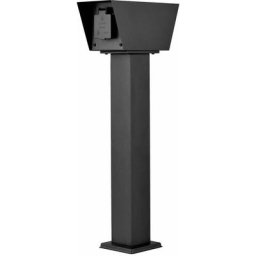 Distributeur d'électricité extérieur jardin prise 2 voies colonne d'énergie en acier inoxydable