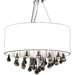 Lustre avec 85 cristaux Blanc Vidaxl Blanc