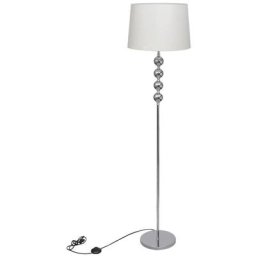 Lampadaire avec support haut Décoration à 4 boules Blanc Vidaxl Blanc