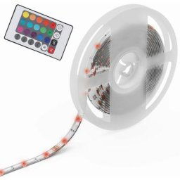 Bande led 5m bande lumineuse rgb changement de couleur guirlande lumière télécommande