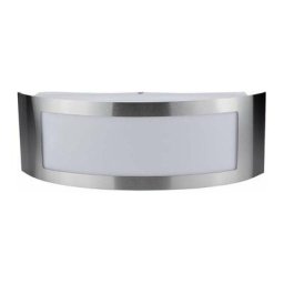 Optonica - Applique acier inoxdydable IP44 1xE27