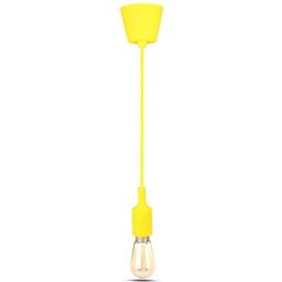 V-tac SKU.3485 suspension ampoule E27 jaune VT-7228, plastique,et autre materiaux, profondeur :