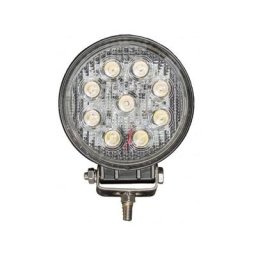 Projecteur led rond noir 27W extérieur IP67