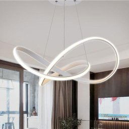 Led Lampe suspension, 96W, 6000K,Table à manger Lampe Suspendue, Restaurant lampe de plafond,