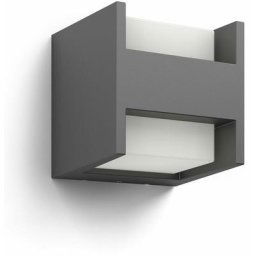 Philips - arbour Applique murale extérieure led 2x4.5W, 2700K, 13x13x13, Anthracite