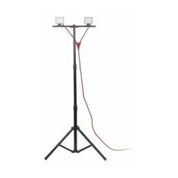 Xanlite - Projecteur de Chantier led sur Pied, Filaire, x2 Projecteurs 20 w, 2800 Lumens - PR20W2T