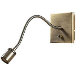 Led Applique Murale 'Mayar' en métal pour chambre à coucher - laiton ancien