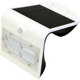 Megatron - Wave m MT70003 Applique solaire extérieure avec détecteur de mouvement 3.2 w blanc