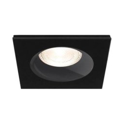 Braytron - Support de spot encastrable carré noir IP54 - Noir