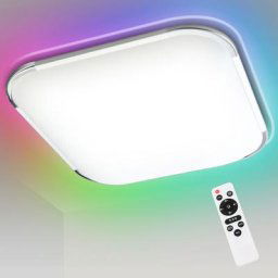 Plafonnier led 36W rgb Plafonniers bureau Plafonnier salle de bain éclairage - Blanc - Vingo