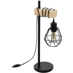 Lampe de table TOWNSHEND 5 L noir, marron: 22cm H: 50cm D: 15.5cm