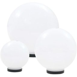 Vidaxl - Jeu de lampe boule à led 3 pcs pmma sphérique 20/30/40 cm n/a