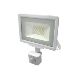 Projecteur led Extérieur 30W IP65 blanc avec Détecteur de Mouvement Crépusculaire - Blanc Chaud