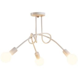 Idegu - Plafonnier Industriel Vintage 3 Lumières E27 Suspension Luminaire Deco 54CM en Fer Lampe