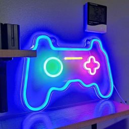 Neon Gamepad Neon LEDAlimenté par usb Enseigne Lumineuse Decor Gaming Cool Néon pour Chambre Salle
