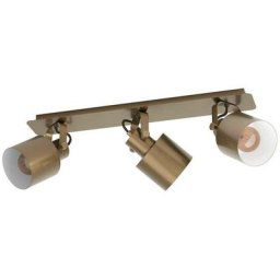 Eglo - Spot Light Southery Steel Cream-Gold Brossed, blanc E27 3x40W l: 70 cm b: 11 cm h: 21cm