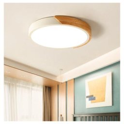 Led Plafonnier Modern Rond 24W Luminaire pour Chambre Salon Blanc Chaud Blanc