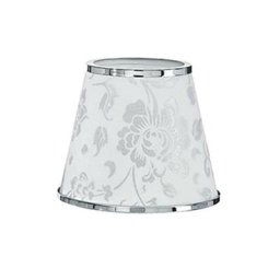 Abat-Jour BOEME Blanc Décoré E14 ø12cm