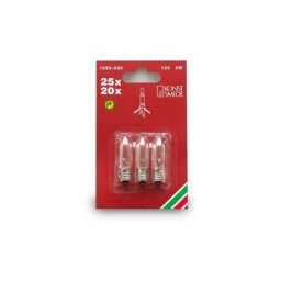 3 têtes de bougie 12 v, 3 w