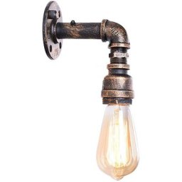 Applique murale Industrielle Ancienne Luminaire Tube Vintage Conduite D'eau Retro pour Maison Café