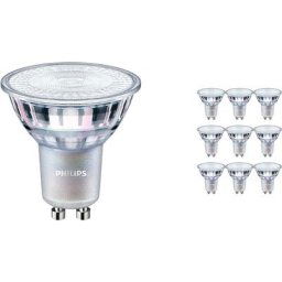 Lot 10x Philips master Value LEDspot GU10 PAR16 4.9W 380lm 60D - 940 Blanc Froid Meilleur rendu des