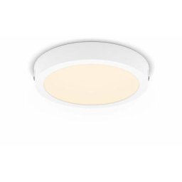 Philips - Plafonnier led slim surface, rond, 12W, Blanc, 3x21x21, 2700K, 1200 lumen